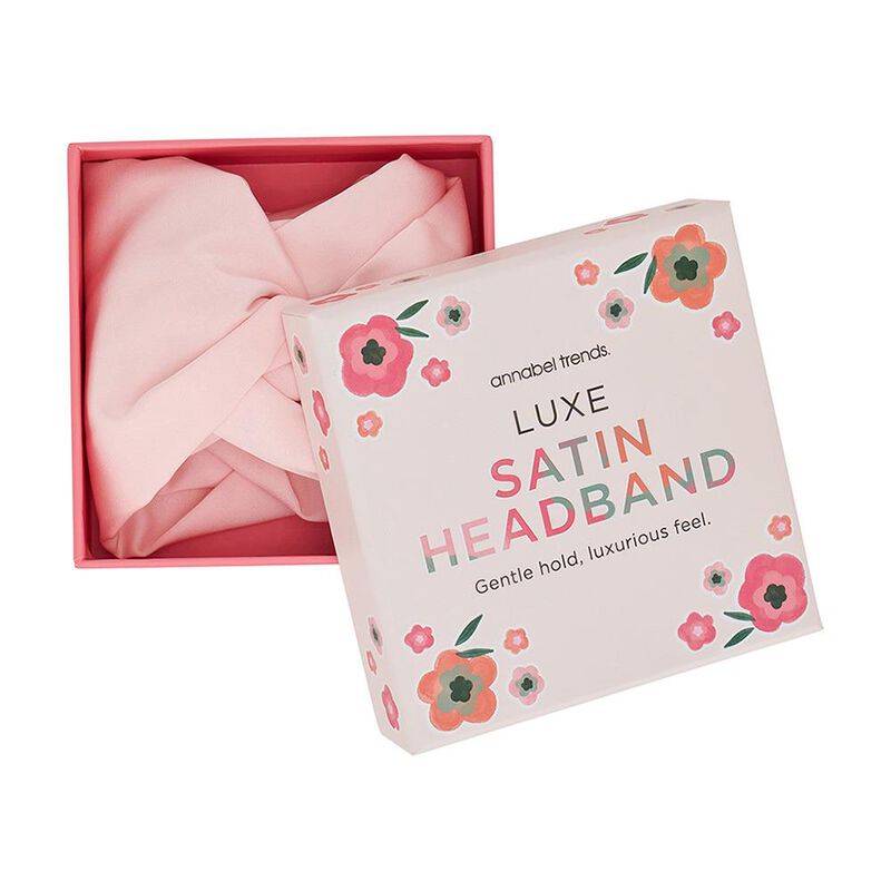 Annabel Trends Luxe Satin Headband - Pink Quartz image number 1